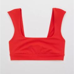 Great Condition And Super Cute Red Sports Bra, Sports Bras, Women's Intimates, American Eagle Outfitters, American Eagle, Sports Bra, Super Cute, Bra, Sports