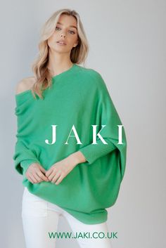 Asymmetric Draped Ultra Soft Knitted Jumper. The Off The Shoulder Jumper that always sells out! Shop now and don't miss out. Shirt Tales, Colour Collection, Shirt Company, T Shirt Company, Fashion Flowers, Bracelets Fashion