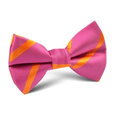 Hot Pink with Orange Diagonal Kids Bow Tie |Kids Tuxedo Bow Tie | Boys Bowties Handmade Accessories for Boys Buy Bowties Online Shop Australia | Boy's Fashion | Junior groomsmen | OTAA   #bowtie #bowties #tuxedo #wedding #mensfashion #weddingbowtie #groom #groomsmen #weddingbowties #weddingsuits #weddingstyle #mensbowtie #menbowties #menfashion #menstyle #meswear #OTAA #boys #kids Pink And Orange Wedding Tie, Kid Tuxedo, Pink Pocket Square, Tuxedo Bow Tie, Junior Groomsmen, Kids Ties, Pink Bow Tie, Orange Bows, Kids Bow Ties