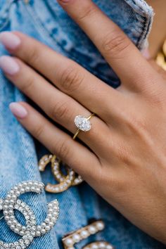 1.0 - 2.5 CT Oval Solitaire Hidden Halo Moissanite Engagement Ring - crownmoissanite Oval Solitaire Hidden Halo, Halo Moissanite Engagement Ring, Oval Moissanite Ring, Future Engagement Rings, Moissanite Engagement Ring Oval, Oval Engagement, Oval Moissanite, Dream Engagement, Dream Engagement Rings