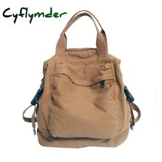 Backpack Size:Length 28 cm,Width 14 cm,Height 30 cmColor: black,red,green,khaki.Main Material: Canvas [20240222] Male Backpack, Duck Gifts, Canvas Rucksack, Coffee Sizes, Student Bag, Black Khakis, Teen Girls, Womens Backpack, Cell Phone