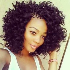 Nice hair Braid Updo With Bangs, Big Hair Weave Black Women, Short Weaves Hair Styles, Crochet Braid Styles Ideas, Curly Micro Braids, Ball Hairstyle, Crochet Weave Hairstyles, Tree Braids Styles, Crochet Braids Hairstyles Curls