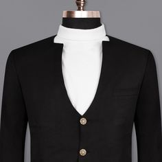 hidden Luxury Single Button Double-breasted Blazer, Luxury Black Blazer With Button Closure, Long Sleeves Design, Black Double-breasted Blazer With Button Cuffs, Vintage Black Double-breasted Blazer, Luxury Single-breasted Black Blazer, Suit Pant, Blazer Designs, Long Blazer