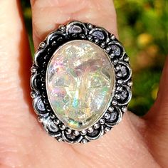 Brand New Handmade Unique Carved Goddess Face Opal Silver Ring. 925 Stamped New To Poshmark? Use Referral Code Kimberlyn222 To Receive $10. Adjustable Clear Rings, Nickel Free Oval Crystal Ring, Adjustable Iridescent Crystal Ring, Handmade Round Crystal Ring, Iridescent Adjustable Crystal Ring, Iridescent Rings For Gift, Iridescent Sterling Silver Crystal Ring, Iridescent Bohemian Rings, Goddess Face