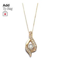 in stock Diamond Ribbon, Drop Pendant, Round Cut Diamond, Gold Rose, Diamond Necklace, Diamond Ring, In Store, Ribbon, White Gold