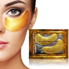 Collagen Eye Mask Dark Circles and Wrinkles Treatment – Greenmoon.shop Anti Wrinkle Mask, Collagen Booster, Facial Sheet Mask, Skin Collagen, Dark Under Eye, Healthy Routine, Undereye Circles, Eye Masks, Gold Eyes