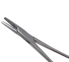 "Product description One Piece of Mayo Hegar 6\" Needle Holder Dental Surgical Stainless Steel Premium Instruments Manufactured for Optimal results and Precision. Mayo Hegar 6\" Working End Length 2cm: Mayo-Hegar Needle Holder is a ratcheted, finger ring instrument available in 6 Inch length and used in multiple types of surgical procedures.  Due to its versatility, it is one of the most commonly used surgical tools for both human and animal procedures. Product may be used in oral, gynecological Surgical Tools, Human And Animal, Surgical Procedures, Needle Holder, Surgical Instruments, Deep Tissue, Finger Ring, Tools And Equipment, Medical Supplies