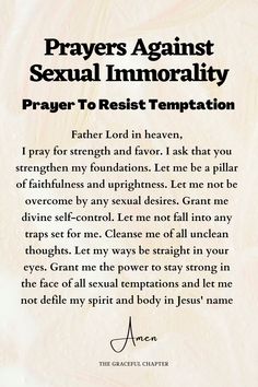 Prayer For Temptation, Scriptures For Temptation, Scriptures About Temptation, Verses About Resisting Temptation, Prayer Against Temptation, How To Resist Temptation, Fasting Prayer, Resist Temptation, Unclean Spirits