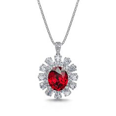 BOGO 40% OFF (Code: H40) Classic Red Oval Pendant Necklace, Red Oval Necklace For Formal Occasions, Red Oval Necklaces For Formal Occasions, Red Oval Necklace For Anniversary, Oval Red Necklace For Anniversary, Formal Ruby Necklace With Oval Pendant, Luxury Red Oval Necklace, Classic Red Teardrop Pendant Necklace, Red Diamond Teardrop Pendant Necklace