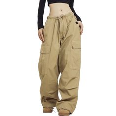 These cargo pants combine practicality with style. The loose fit allows for comfort and mobility, while the solid color adds a touch of sophistication. Perfect for the woman on the go, these pants are the ultimate blend of function and fashion. Elevate your wardrobe with these timeless cargo pants. Features: -55% Polyester,45% Cottom -Mid-rise Waist -Adjustable belt -Solid Color -Pockets -Regular Fit -Casual Style Cargo Pants Pockets, Color Cargo Pants, Adjustable Belt, Cargo Pants, Casual Style, The Go, Mid Rise, Loose Fitting, Solid Color