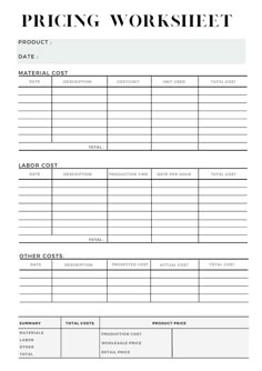 the printable worksheet is shown in black and white, with text on it