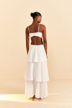 Farm Rio White Dress, Flower Maxi Dress, Midi Maxi Dress, Farm Rio, White Flower, Summer Wear, Nail Inspo, White Flowers, What To Wear