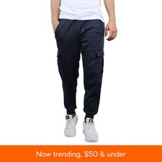 in stock Sporty Solid Cargo Pants For Winter, Sportswear Sweatpants With Side Pockets For Outdoor Activities, Sporty Cargo Pants For Winter, Winter Cargo Pants With Pockets For Sports, Sportswear Full-length Joggers With Pockets, Sports Joggers With Side Pockets, Full-length Sports Joggers With Side Pockets, Sports Full-length Joggers With Side Pockets, Full-length Joggers With Side Pockets For Sports