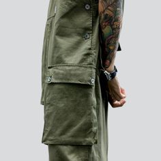 Introducing our 2023 Spring-Summer Collection safari-style baggy bib overalls a urban trend that's sure to turn heads!Why You'll Fall In LoveThis unique silhouette is tailored for the couture-forward who prefer making a statement. With its baggy fit and suspenders closure. you can enjoy a fashion take on the timeless safari-style overalls. Its vibrant colors and sanded finish promise a timeless. laid-back look that'll make you stand out from the crowd.Unmissable Highlights: Baggy Fit: Unparallel Casual Summer Cargo Pants For Outdoor, Summer Streetwear Cargo Pants With Pockets, Summer Techwear Cargo Pants With Side Pockets, Summer Cargo Pants With Multiple Pockets For Outdoor, Summer Cargo Pants With Hip Pockets For Streetwear, Summer Khaki Cargo Pants For Streetwear, Summer Techwear Cargo Pants With Multiple Pockets, Summer Streetwear Khaki Cargo Pants, Summer Streetwear Pants With Multiple Pockets