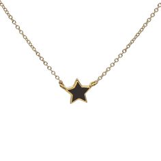 A super cute and dainty star necklace to wear as a choker ideal to layer with other longer necklaces. The mini star will hang just above your collarbone like a sparkling lucky charm. The star pendant is in 14k micron gold plated bronze and the chains and clasp are in 14k gold filled. By default I will put a 16 inches long chain but you can pick a different chain length by specifying your desired one in the order note. The mini star is about 7/16'' wide (that is 1cm). Dainty Yellow Gold Star Charm Necklace, Dainty 14k Gold Filled Star Charm Necklaces, Dainty 14k Gold Filled Star Charm Necklace, Dainty Adjustable Star Charm Necklace, Dainty Adjustable Star Charm Necklaces, Dainty Star Charm Necklaces, Dainty Star Of David Necklace With Star Charm, Gold Jewelry With Star Print For Gift, Dainty Star Of David Charm Necklace With Delicate Chain