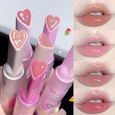 Lips Essentials, Jelly Lipstick, Gyaru Makeup, Lip Gloss Cosmetics, Makeup Accesories, Lip Makeup Tutorial, Lip Cosmetics, Japanese Makeup, Pinterest Makeup