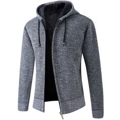 SPECIFICATIONS Material: Polyester Applicable Season: Autumn And Winter Style: Casual Thickness: Fleece Applicable Scene: Daily Pattern Type: Solid Sleeve Length(cm): Full Wool: Standard Wool Decoration: NONE Item Type: Sweatercoat Closure Type: zipper Gender: MEN Collar: Turn-down Collar Technics: Computer Knitted Sleeve Style: Regular Note: We sell ASIAN SIZE is about2-3 sizeSMALLER than US,UK,AU,EU size.Please choose the size according to our size form.All the dimensions we have personally me Men Coat, Warm Cardigan, Coat Men, Knitted Coat, Knit Sleeve, Mens Hooded, Warm Sweaters, Mens Fleece, Casual Hoodie