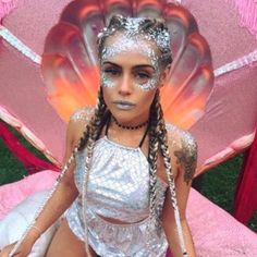 an instagramted photo of a woman in a fairy costume