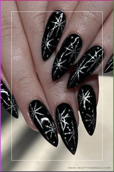 Elevate your holiday season with these 30  stunning Gothic Christmas nail designs! Whether you prefer short or long nails, acrylic or gel, we've got creative ideas for every style. Add some extra flair to your holiday look with these unique nail designs featuring black, red, and white shades. Choose from coffin or almond shape and keep it simple yet cute with these easy-to-achieve Gothic Christmas nail designs. Get ready to turn heads this holiday season with these amazing nail art ideas 🎄🖤 Christmas Nails Dark Colors, Goth Nails Christmas, Dark December Nails, Christmas Gothic Nails, Dark Xmas Nails, Christmas Dark Nails, Goth New Years Nails, Dark Christmas Nails Acrylic, Moody Christmas Nails