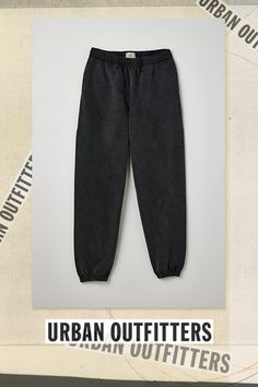 Wear them your way, every day BDG jogger sweatpants in a classic baggy fit. Soft French terry sweatpants with an easy pull-on drawstring waist and gathered jogger cuff. Get them only at Urban Outfitters. Features BDG Bonfire French terry jogger sweatpants From our BDG Bonfire collection Soft French terry sweatpants Classic jogger fit Gathered elastic cuffs Front and back pockets Easy drawstring waist UO exclusive Content + Care 80% Cotton, 20% polyester Machine wash Imported Size + Fit Model in Grey is 6’1" and wearing size Medium Measurements taken from size Medium Rise: 11" Inseam: 28" Leg opening: 7" | BDG Bonfire French Terry Jogger Sweatpant in Washed Black at Urban Outfitters Sporty Sweatpants With Elastic Cuffs For Streetwear, Relaxed Fit Sweatpants With Elastic Cuffs For Streetwear, Trendy Relaxed Fit Sweatpants With Elastic Cuffs, Trendy Relaxed Fit Joggers With Ribbed Waistband, Trendy Sweatpants With Elastic Cuffs For Jogging, Fall Streetwear Sweatpants With Comfort Waistband, Fall Streetwear Joggers With Comfort Waistband, Baggy Joggers With Elastic Waistband For Everyday, Streetwear Sportswear Sweatpants With Elastic Waistband