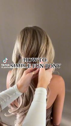 Hair Upstyles, Easy Hair Updos, Long Hair Updo, Hair Color Ideas For Brunettes, Hair Ponytail Styles, Easy Braids, Hairdo For Long Hair, Ponytail Styles