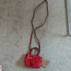 Brand New Never Used Red Hot Mini Purse, One Interior Pocket, Has A Long Strap As Seen In Pictures Buzz Lightyear Backpack, Louis Vuitton Wristlet, Louis Vuitton Bucket Bag, Tassel Purse, Black Evening Bag, Mini Bucket Bags, Swarovski Necklace, Mini Tote Bag, Vintage Purse