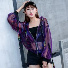 Harajuku Jacket – Pastel Kitten Summer Streetwear Long Sleeve Outerwear, Summer Long Sleeve Streetwear Outerwear, Summer Long Sleeve Outerwear For Streetwear, Trendy Long Sleeve Windbreaker For Fall, Casual Hooded Summer Outerwear, Fall Long Sleeve Windbreaker, Purple Long Sleeve Windbreaker For Fall, Trendy Long Sleeve Summer Outerwear, Spring Purple Long Sleeve Windbreaker