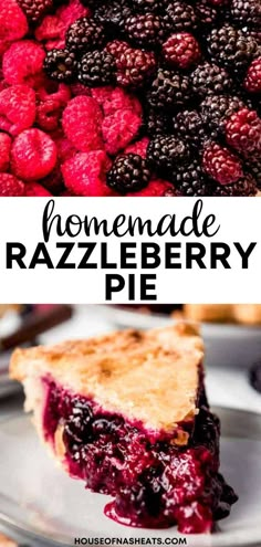 this homemade raspberry pie is the perfect dessert for summer