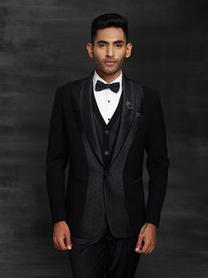 Black Colour Mens Tuxedo Suit For any occassion. This blazer Comes With A waist coa, Trouser,shirt & bow just as shown in the picture,suitable for groom and groomsmen for wedding,reception,cocktail,engagement wear.mens wedding suit & tuxedo must have in a mens wardrobe. Semi-formal Suiting Fabric Sets With Notch Lapel, Fitted Wedding Sets With Suit Collar, Elegant Double Breasted Semi-formal Suit, Elegant Semi-formal Double Breasted Suit, Elegant Black Wedding Blazer, Wedding Tuxedo With Notch Lapel And Single Button, Black Three-piece Suit With Notch Lapel For Party, Fitted Notch Lapel Tuxedo For Wedding, Fitted Black Double Breasted Suit For Wedding