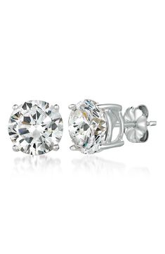 These essential and timeless stud earrings glowing with faceted cubic zirconia enhance any ensemble. Sterling silver/cubic zirconia Imported Bootie Sandals, Baby Boy Shoes, Small Accessories, Toddler Girl Outfits, Watches Jewelry, Casual Boots, Cubic Zirconia, Accessories Hats