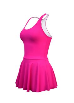 Built in bottoms. Enhance your fitness routine with style and comfort by donning our Skirted Leotard. This versatile activewear combines the best of fashion and function, allowing you to move freely while maintaining a chic appearance.Crafted with 85% Nylon, 15% Spandex, this fitness leotard offers both durability and comfort. It's designed to withstand your most intense workouts while keeping you comfortable. Whether you're hitting the gym, practicing your dance routine, or enjoying outdoor act Pantyhose Skirt, Metallic Leotard, Romper Men, Kids Leotards, Metallic Bodysuit, Leotard Dress, Long Sleeve Leotard, Black Hot Pink, Romper With Skirt