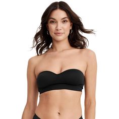 Designed to be lived in and enjoyed, the Seamfree Multiway Bandeau Bralette combines smooth shape and wirefree support. With convertible 5-way straps, this bralette is perfect for racerback tanks and one-shoulder styles. Solid Color Bandeau Sports Bra With Built-in Bra, Seamless Stretch Tube Top, Strapless Sports Bra With Built-in Bra, Bandeau Sports Bra With Built-in Bra, Bandeau Sports Bra With Built-in Support, Solid Bandeau Sports Bra With Built-in Bra, Versatile Stretch Bra With Removable Pads, Versatile Bra With Removable Pads, Versatile Seamless Bra