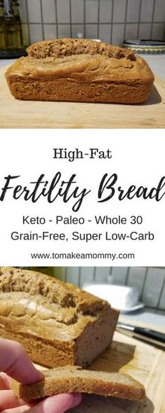 A delicious and easy fertility recipe that is high fat, low carb, and gluten free! Also Whole 30, Keto, Paleo and Clean Eating compliant! Paleo Staples, Atkins Meals, Keto Brood, Keto Chips, Clean Eating Recipe, Bread Keto, Low Carb Backen, Paleo Foods