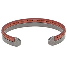 Demonstrate your bold sense of style when you wear this LYNX men's stainless steel & brown leather cuff bangle bracelet. Click on this JEWELRY & WATCHES GUIDE to learn about fit, styles, materials and more! Demonstrate your bold sense of style when you wear this LYNX men's stainless steel & brown leather cuff bangle bracelet. Click on this JEWELRY & WATCHES GUIDE to learn about fit, styles, materials and more! FEATURES Length: 8.5-in. Metal: stainless steel Plating: ion plated Finish: polished M Formal Brown Leather Cuff Bracelet, Adjustable Brown Metal Cuff Bracelet, Modern Brown Cuff Bracelet, Brown Cuff Bracelets For Formal Occasions, Modern Brown Cuff Jewelry, Modern Brown Leather Bracelet For Formal Occasions, Modern Brown Leather Formal Bracelet, Modern Brown Cuff Bracelets, Formal Brown Cuff Bracelet Bangle