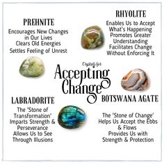 Hygge Witch, Birthstones Chart, Crystals Labradorite, Accepting Change, Birth Stones Chart, Crystal Information, Crystal Healing Chart