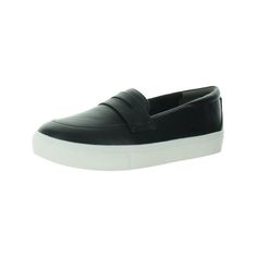 Manufacturer: Dr. Scholl's Shoes Size Origin: US Style Type: Slip-On Sneakers Collection: Dr. Scholl's Shoes Closure: Material: Man Made/Leather Fabric Type: Faux Leather Sku: BH5981946 Size: 8.  Color: Black.  Gender: female.  Age Group: adult. Sneakers Collection, Dr. Scholl's, Shoes Womens, Sneaker Collection, Leather Slip Ons, Slip On Sneakers, Flat Shoes Women, Gender Female, Shoes Flats