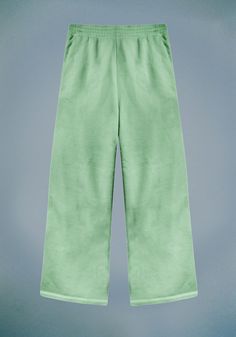 Comfortable sweatpants with an elastic waistband and wide cuffs. Wide Cuff, Fabric Material, Organic Cotton, Sweatpants, Elastic, Tracksuit Bottoms