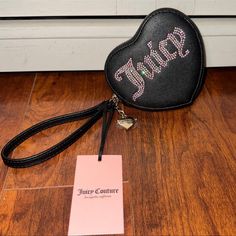 Bnwt Juicy Couture Liquorice Clear Stone Be Classic Heart Zip Around Wristlet Wallet Experienced Shipper With The Reviews To Show It! Shipped With Love And Care Tiktok Famous And Very Hard To Find After Going Viral Trending Hello Kitty Blankets Hello Kitty Throws Valentines Easter Hello Kitty Pinkmas Home Goods Tj Maxx Rae Dunn Cupcakes And Cashmere Throw Tiktok Viral Holiday Present Gift Gingerbread Love Xoxo Valentines Rae Dunn Pink Valentine Pink Hearts Pink Nutcracker Lips Decor Cherry Valen Trendy Pouch Wristlet, Trendy Wristlet With Zipper Closure For Gift, Trendy Wristlet With Zipper Closure As Gift, Lips Decor, Pink Nutcracker, Hello Kitty Blanket, Tiktok Famous, Plaid Tote Bag, Juicy Couture Purse