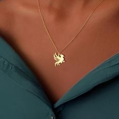 Phoenix Necklace Mythical Bird Pendant 925 Sterling Silver or Gold Elegant Phoenix Jewelry for Nature Lovers - Etsy Mythical Bird, Phoenix Jewelry, Mythical Birds, Phoenix Necklace, Bird Pendant, Nature Lovers, Minneapolis, Nature Lover, Charm Necklace