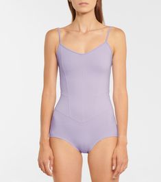 Live The Process - Corset jumpsuit | Mytheresa Fitted Nylon Unitard For Sports, Functional Nylon Stretch Bodysuit, Functional Stretch Nylon Bodysuit, High Stretch Nylon Unitard For Athleisure, Fitted Nylon Unitard For Workout, Compressive Nylon Unitard For Workout, Nylon Workout Unitard, Sporty Stretch Nylon Unitard, Sporty Nylon Unitard For Sports