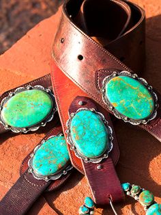 My love for old leather began when I moved out West. I search the world over, through barns saddle shops and ranches, for old retired saddle leather. This leather is the backdrop for my "Wild West" vintage leather belts! Shown here with Perfect oval concho, on 3 inch wide vintage leather. These look amazing with any of our Mas Grande Turquoise, Spanish Cross or On the Range buckles. These belts sport Ultimate two conchos measuring around three inches each! Buckles are sold separately. Starting a Southwestern Concho Belt Buckles For Ranch, Southwestern Concho Belt For Western-themed Events, Southwestern Antique Belt Buckles For Ranch, Bohemian Concho Belt Buckles For Western-themed Events, Rustic Leather Belt Buckles For Ranch, Rustic Concho Belt Buckles For Rodeo, Rustic Antique Buckle Belt For Rodeo, Rustic Antique Belt Buckle For Rodeo, Rustic Belts With Antique Buckle For Western-themed Events