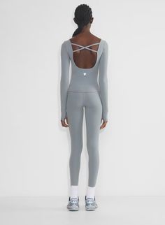 BUTTER AXEL LONGSLEEVE | Aritzia Fall Activewear, Fall Staples, Fall Denim, Low Back, Denim Shirt, Crew Socks, The Golden, Active Wear, Butter