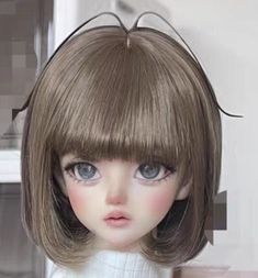 Short Hair Wig 1/3 1/4 1/6 Bjd Wigs for Bjd Doll Accessories,High Temperature Synthetic Wig Doll Wig Size: 1/3 BJD Doll Wig: Suit for doll head circumference is about 8-9 inch(22-24cm) 1/4 BJD Doll Wig: Suit for doll head circumference is about 7-8 inch (17-19cm) 1/6 BJD Doll Wig: Suit for doll head circumference is about 6-7 inch (15-17cm) for  Blyth Doll:  Suit for doll head circumference is about 9-10 inch Noted: Only for the doll wig,not include the doll,doll glasses and other accessories! Doll Wig, Short Hair Wigs, Doll Wigs, Short Hair Haircuts, Doll Parts, Bjd Doll, Synthetic Wig, Doll Head, Bjd Dolls