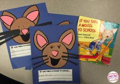 three books about mouses and mice on a table with the title if you take a mouse to school