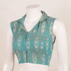 Frilly Blouse, Traditional Blouse Designs, Chinese Collar