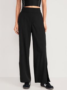 High-Waisted StretchTech Wide-Leg Pants | Old Navy