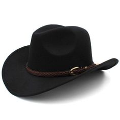 Looking for a stylish and high-quality western hat to complete your cowboy/cowgirl look? Check out our American Heritage Cowboy Cowgirl Style Western Hat! Made with premium materials, this hat is not only durable but also comfortable to wear for extended periods. Its unique design features a classic cowboy/cowgirl style with a wide brim and an adjustable strap to ensure a perfect fit. Whether you're going to a rodeo, a country concert, or just want to add some Western flair to your outfit, this Trendy Fedora Hat Bands For Ranch, Western Style Felt Hat For Rodeo In Winter, Western Felt Hat For Rodeo In Winter, Fitted Western Felt Hat For Outdoor, Western Winter Hat Bands For Rodeo, Western Style Fitted Felt Hat For Outdoor, Western Style Ranch Hat For Winter, Country Style Hat Bands For Winter Country Events, Country Style Hat Bands For Winter Events