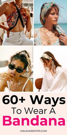 Cute Ways To Wear Bandanas Hairstyles, Hair Scarf Bob Short Hairstyles, How To Wear A Bandana As A Headband, How Tie Head Scarf, How To Wear A Silk Head Scarf, How To Keep A Silk Scarf On Your Head, Cute Ways To Wear A Bandana In Your Hair, Short Hair Hair Scarf, How To Wear A Bandana As A Shirt