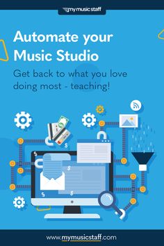 the cover of my music staff's guide to automate your music studio