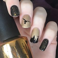 Simple Harry Potter Nails, Character Nails, Harry Potte, Nail Board